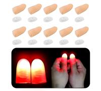 Luxibond Magic Finger Lights - 4PCS Light-Up Magic Thumb Toy | Luci di pollice magico | Trucco divertente e scherzo per Halloween ed eventi