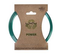 Luxilon Eco Power - Set di Corde da Tennis e Bobina da 200 m, Colore: Verde Acqua
