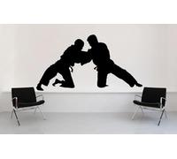 LUXINSHISU Adesivo da parete Judo Karate Judo Art Studio Adesivo per camera da letto Ragazzo Casa Poster Decalcomania autoadesiva