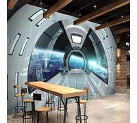LUXINSHISU Murale del soggiorno 3d carta da parati astronave decorazione casa camera da letto sfondo adesivo murale arte pittura