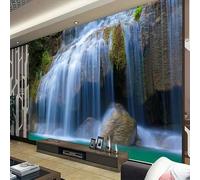 LUXINSHISU Soggiorno camera da letto murale 3d carta da parati cascata paesaggio naturale sfondo muro casa decorazione adesivi panno di seta arte murale