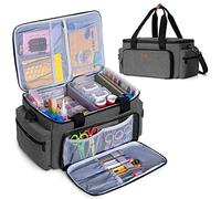 Luxja Borsa per Forniture Artistiche Artigianali, Custodia Artigianale per Opere D'arte, Scrapbooking o Cucito (Solo Borsa), Grigio