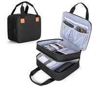 Luxja Custodia per Stampante Fotografica Compatibile con Canon SELPHY CP1500 / CP1300 / CP1200, Borsa per Stampante Fotografica con Tasche per Accessori, Nero