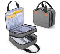 Luxja Custodia per Stampante Fotografica Compatibile con KODAK Dock Plus, Borsa per Stampante Fotografica con Tasche per Accessori, Grigio