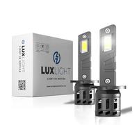 Luxlight Lampadina H1 LED EASY FIT 20'000LM 40W 12V 6500K - Kit Sostituzione Lampada Alogena per fari Anabbaglianti e Abbaglianti Auto