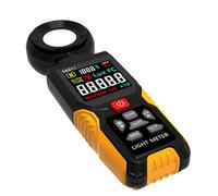 Luxmeter avanzato del tester della luce di Digital per l'analisi ambientale del posto di lavoro Builtin memoria e ABS Costruzione Digital Meter