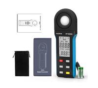 Luxmetro digitale ad alta precisione -5000A, ampio intervallo da 1 a 400.000 lux, interruttore unità Lux/Fc, registrazione MAX/MIN, display integrato,Letture Accurate(1000W 10X13cm Double handle)