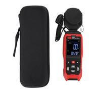 Luxmetro digitale Luxmetro Gamma 200000 Lux Sonda staccabile ruotabile a 360 gradi con allarme sonoro e luminoso per la misurazione della luminosità dell'illuminazione Materiale