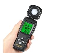 luxmetro digitale, Mini Misuratore Di Luce Digitale Con Display LCD, Illuminometro Portatile, Luminometro, Fotometro, Luxmetro, 0-200000 Lux per Case Agricoltura Magazzini
