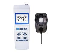 Luxmetro digitale per auditorium, teatri, stadi al coperto (intervallo: da 0 a 400.000 lux) | Luxmetro e misuratore di luce con certificato di calibrazione di fabbrica | Modello: LX-1108