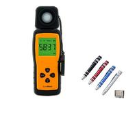 Luxmetro, Mini Misuratore Di Luce Digitale Lux Meter 1~100.000lux Sensore Intellinte Test Ambientale Tipo Portatile Illuminometer Rilevatore Fotometro Misurazione