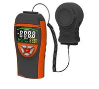 Luxmetro Misuratore di luce digitale Luxmetro 400000 Lux 3999 Display massimo Regolazione automatica dei dati Conservazione dei dati Misurazione relativa Tester di luce ad alta precisione