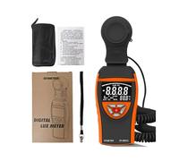 Luxmetro portatile, Misuratore di luminosità digitale portatile, intervallo di misurazione 1-400.000 lux, tester fotometrico, monitoraggio a luce for la crescita e piante,piante acquario luce tester(