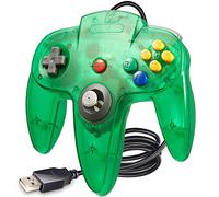 LUXMO PREMIUM USB Classic N64 Bit 64 Controller USB PC Gamepad Stick JoyeController per Windows PC Mac Linux Raspberry pi3 Genesis Higan Retro Pie