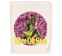 Luxogo Thee Oh Sees Borsa da Palestra Beige con Coulisse Unisex Drawstring Bag Gym
