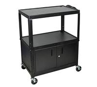 LUXOR AVJ42XLC - Armadietto con chiusura a chiave, 42 x 32 x 50,8 cm, colore: Nero