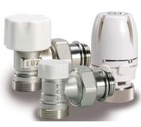 Luxor Kit Termostatico Completo (Valvola Detentore Testata Termostatica) "3/8
