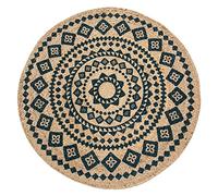 Luxor Living Tappeto Mamda - Tappeto rotondo in iuta - adatto anche come tappeto per camera da letto - tappeto boho sostenibile - tappeto passatoia - naturale 120 cm ornamento rotondo