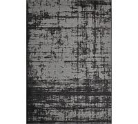 Luxor Living Tappeto Patio per interni ed esterni, resistente alle intemperie, in tessuto piatto, adatto all'uso con riscaldamento a pavimento e robot aspirapolvere, 160 x 230 cm, grigio