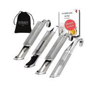 Luxora 4 Pcs Stainless Steel Tea Infusers â Fine Mesh Filter Pipe Diffuser for Mug, Cup, Thermos, Herbal Tea, Herbs, Loose Leaf Tea Accessories