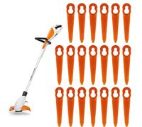 Luxorium Lama decespugliatore 20 pezzi compatibili con Einhell Grass Trimmer GE-CT 18 Li, GC-CT 18/24 Li, BG-CT 18 Li, RG-CT 18 Li - Accessori per decespugliatore a batteria