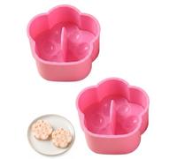 Luxorium Set da 2 Stampo Onigiri Zampette di Gatto Rosa Kit per Sushi Maker Forme Triangolari per Riso DIY Stampi Sushi in PP Alimentare per Preparare Facilmente Onigiri Fatti in Casa