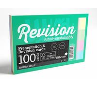 Luxpad Revision - Schede flash formato A6, griglia a punti da 5 mm (100 carte), colori assortiti