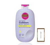 Luxpaks - Panno per la pulizia in bundle con E.O.S Vanilla Cashmere Body Wash (473 ml) - Burro di karitè