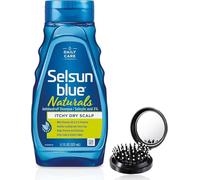 LUXPAKS Spazzola per capelli in bundle con Celsun Blue Naturals Forfora Shampoo - per prurito cuoio capelluto secco - 12 fl oz