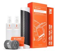 Luxshield Pellicola Protettiva per Bordo di Carico per VW T-Cross C1 I 2024-2026 - Protezione Paraurti, antigraffio, per vernice - Carbonio Nero
