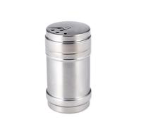 Luxshiny 1 Contenitore per Spezie Regolabile in Acciaio Inossidabile per Sale, Zucchero E, Design Girevole, 5 X 9,5 Cm