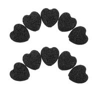Luxshiny 10 Pezzi Diffusore di Pietra per Oli Essenziali a Forma di Cuore, Nero, Portatile, Diffusione senza Fuoco, per Camera da Letto e Piccoli Spazi, per Donna San Valentino