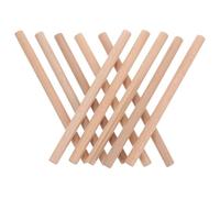 Luxshiny 10 Pezzi Ganci in Legno per Pannello Forato Design Versatile e Posizionamento Regolabile, Accessori per Organizzazione Parete Forata in Legno per Uso Domestico