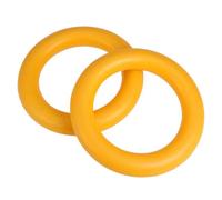 Luxshiny 10 Pezzi Gioco Anelli da Lancio in Plastica Gialli 16cm per Cerchi Vuoti per Gioco Indoor e Outdoor Divertente e Colorato