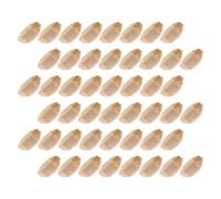 Luxshiny 100 Pezzi Barchetta per Sushi in Legno Usa e Getta, Piatto Resistente e Stabile a Forma di Barca, per Ristoranti e Picnic All'aperto, Design Naturale e Versatile