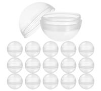 Luxshiny 100pezzi Capsule Trasparenti Rotonde Per Distributori Automatici Palline Vuote Riempibili Per Feste Compleanni e Pasqua Soluzione Di Imballaggio Per Collezionisti e Regali