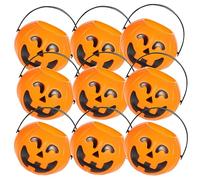 Luxshiny 12 Pezzi Secchiello Halloween Forma per Conservazione Decorazioni Festive e Oggetti Quotidiani per Feste Tema Halloween
