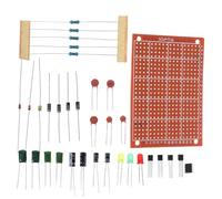 Luxshiny 1set Saldatura Per Principianti Kit Completo Con Stazione Saldante Componenti Variegati e Scheda Di Allenamento Per Elettronica e Circuiti Pcb