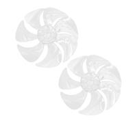 Luxshiny 2 Pale Di Ricambio Per Ventilatori Silenziosi Da 300 Mm 12 Pollici In Plastica A 7 Foglie Universali Con Foro Rotondo Per Ventilatori A Soffitto A Colonna E A Torre