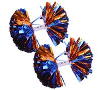 Luxshiny 2 Pezzi Decorazioni da Cheerleader in Plastica Glitterata | Riflesso Metallico, Riutilizzabili per Esibizioni e Raduni, Accessorio Scenico per Divise e Coreografie