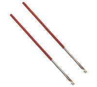 Luxshiny 2 Pezzi Strumento Ottimizza e con di Riparazione Ance in Acciaio Manico Antiscivolo Ergonomico, Gancio Regolabile Multistadio Flusso D'aria Clarinetto, Flauto e Sassofono