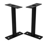 Luxshiny 2 pezzi Supporto da parete per insegne da negozio: staffa per cornice poster, gancio per pannello a parete - Staffa di montaggio resistente per insegne luminose, ideale per commerciali e