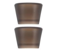 Luxshiny 2 Pezzi Tappo Terminale in Plastica Nero per Manico Racchetta da Tennis Design Moderno, Facile Sostituzione e Stabilità Migliorata per Partite e Allenamenti Professionali