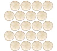 Luxshiny 20 Pezzi Bottoni Eleganti per Cappotti in Plastico Beige, Bottoni da Cucire per Abiti Forma Rotonda, senza Bava, per Giacca Vento Donna e Progetti Fai da Te