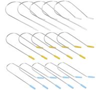 Luxshiny 24 pezzi Clip di Ricambio per Arricciacapelli Caldi Fermagli U-shape per Capelli con Tre Misure per Styling Professionale e Uso Domestico Adatti Tutti i Tipi di Capelli