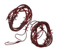 Luxshiny 2pezzi Filo Spinato Plastica Arrugginito per Decorazioni Halloween Filo Finto in Plastica per Feste Western Accessori per Feste da Cowboy
