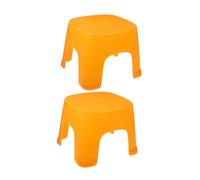 Luxshiny 2pezzi Sgabello Plastica Supporto Stabile Per Wc e Doccia Piccolo Poggiapiedi Per Bagno Versatile Sedile Ausiliario Compatto e Facile Da Spostare