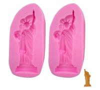 Luxshiny 2Pezzi Stampi in Silicone per Budino Forma di Dea, Stampo per Lecca-lecca Fai da, Sicuro e Riutilizzabile per Shower