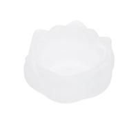Luxshiny 2pezzi Vaso Portacandele in Vetro a Forma di Fiore di Portacandele Decorativi in Vetro per Consacrazione Religiosa Materiale Resistente e Durevole