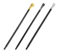 Luxshiny 3 Pezzi Bastone Scettro Teschio per Cosplay Re, Materiale Plastico Resistente e Design Staccabile in 3 Parti, Accessorio Facile da Usare per Fotografia e Spettacoli Teatrali